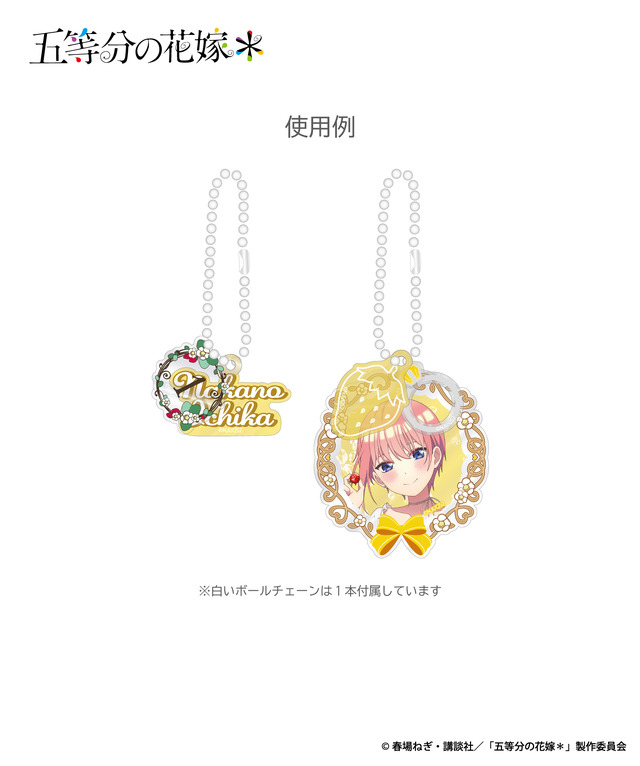 「マルチアクリルプレート」価格  2,750円（税込）（C）春場ねぎ・講談社／「五等分の花嫁＊」製作委員会