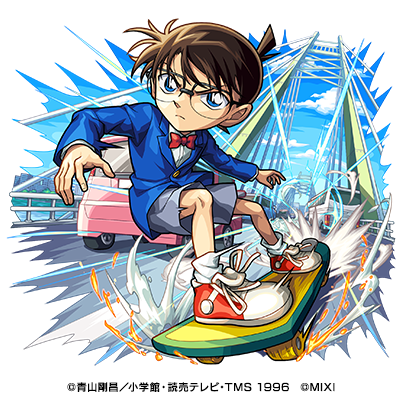 水属性　★6　謎を解き明かす者 江戸川コナン（獣神化・改）CV：高山みなみ