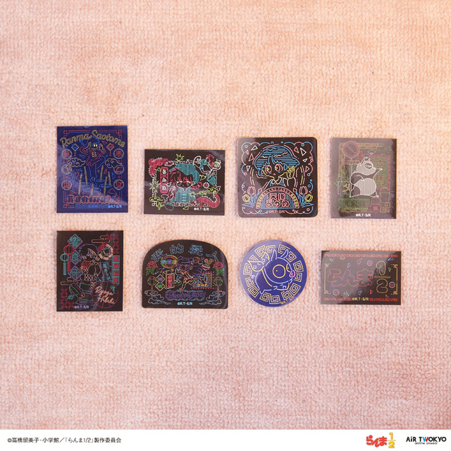 AIR TWOKYOがTVアニメ『らんま1/2』のグッズを販売。「ステッカーセット」（C）高橋留美子・小学館／「らんま1/2」製作委員会