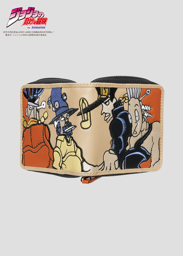 アニメ『ジョジョの奇妙な冒険』シリーズとグラニフがコラボ。「オインゴ・ボインゴ兄弟｜ジップウォレット」（C）荒木飛呂彦&LUCKY LAND COMMUNICATIONS／集英社・ジョジョの奇妙な冒険SC製作委員会