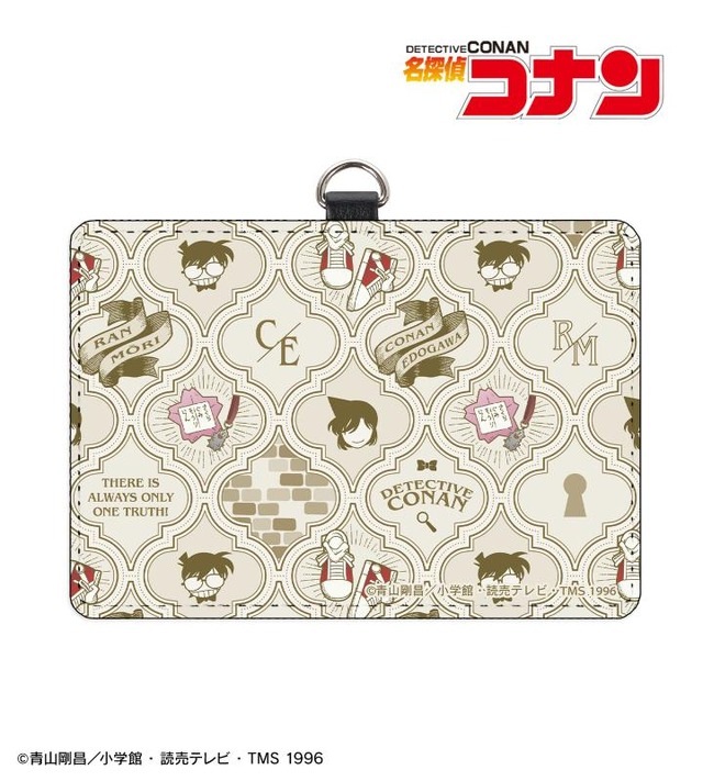 イメージモチーフ ネックストラップ付き2ポケットパスケース