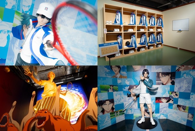 「アニメ テニスの王子様展」の様子