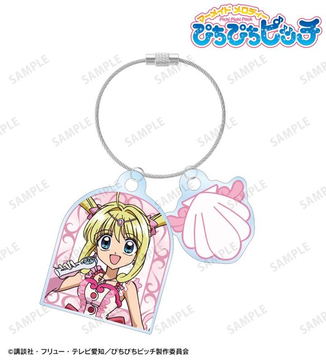 2連ワイヤーアクリルキーホルダー