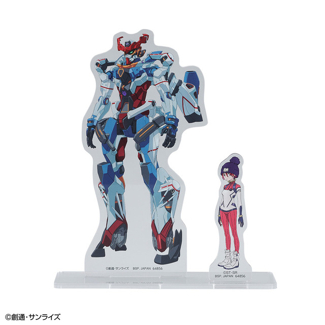 B賞：マチュ＆GQuuuuuuX(ジークアクス) ビジュアルスタンド