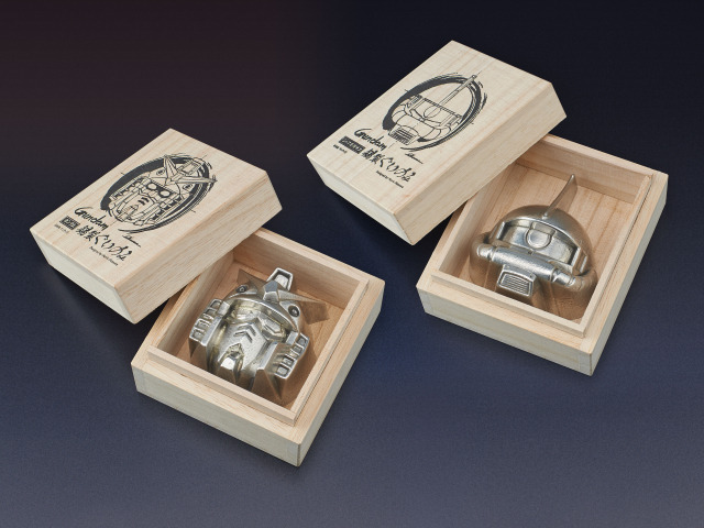 ガンダムとシャア専用ザクの「ぐいのみ」