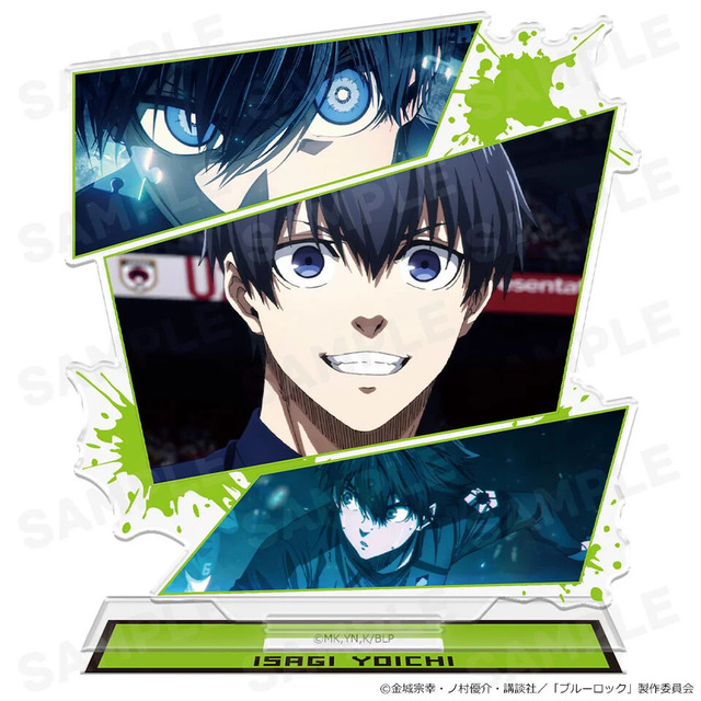 「アクリルキャラスタンド 場面写ver.」各1,320円（税込）（C）金城宗幸・ノ村優介・講談社／「ブルーロック」製作委員会