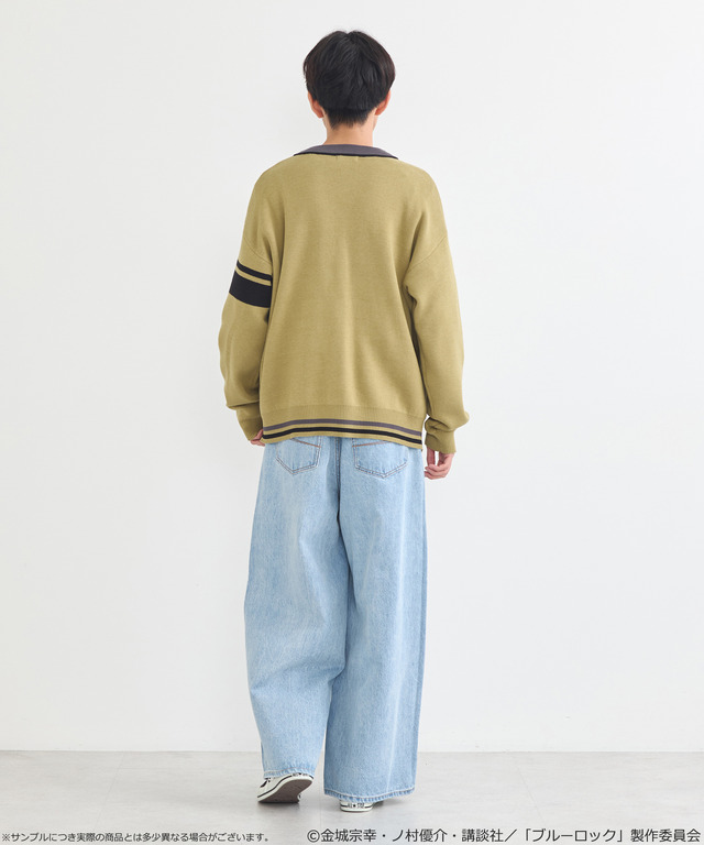 TVアニメ『ブルーロック』× earth music＆ecology Japan Label「ニットカーディガン 潔 世一 モデル＜グリーン＞」