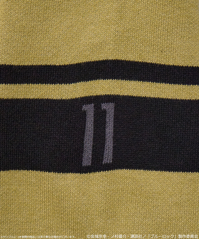 TVアニメ『ブルーロック』× earth music＆ecology Japan Label「ニットカーディガン 潔 世一 モデル＜グリーン＞」