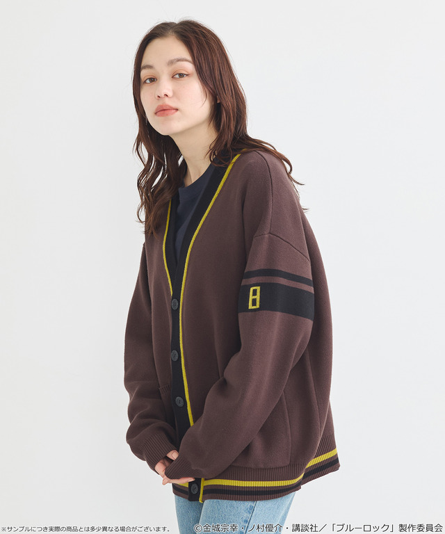 TVアニメ『ブルーロック』× earth music＆ecology Japan Label「ニットカーディガン 蜂楽 廻 モデル＜イエロー＞」