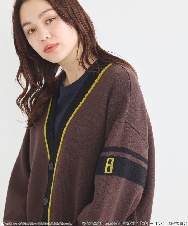 TVアニメ『ブルーロック』× earth music＆ecology Japan Label「ニットカーディガン 蜂楽 廻 モデル＜イエロー＞」
