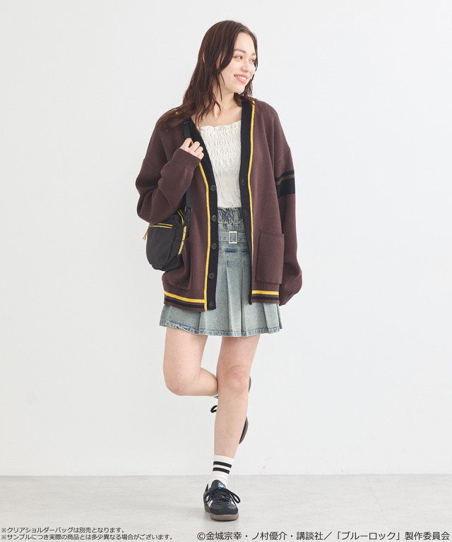 TVアニメ『ブルーロック』× earth music＆ecology Japan Label「ニットカーディガン 蜂楽 廻 モデル＜イエロー＞」