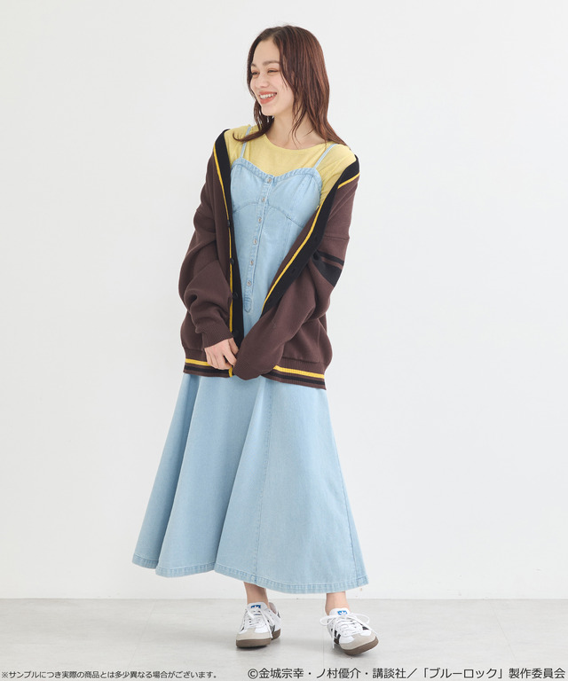 TVアニメ『ブルーロック』× earth music＆ecology Japan Label「ニットカーディガン 蜂楽 廻 モデル＜イエロー＞」