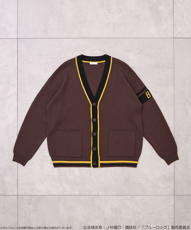 TVアニメ『ブルーロック』× earth music＆ecology Japan Label「ニットカーディガン 蜂楽 廻 モデル＜イエロー＞」