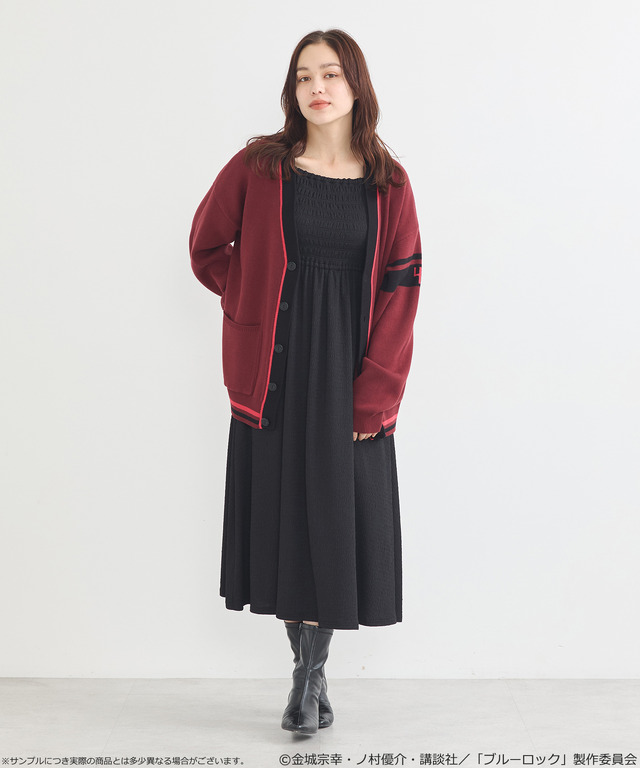 TVアニメ『ブルーロック』× earth music＆ecology Japan Label「ニットカーディガン 千切 豹馬 モデル＜ピンク＞」