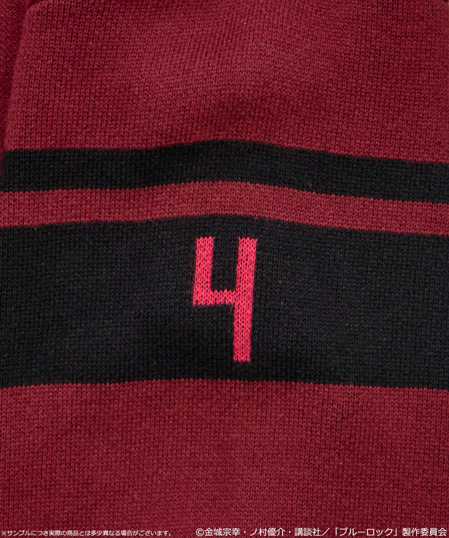 TVアニメ『ブルーロック』× earth music＆ecology Japan Label「ニットカーディガン 千切 豹馬 モデル＜ピンク＞」