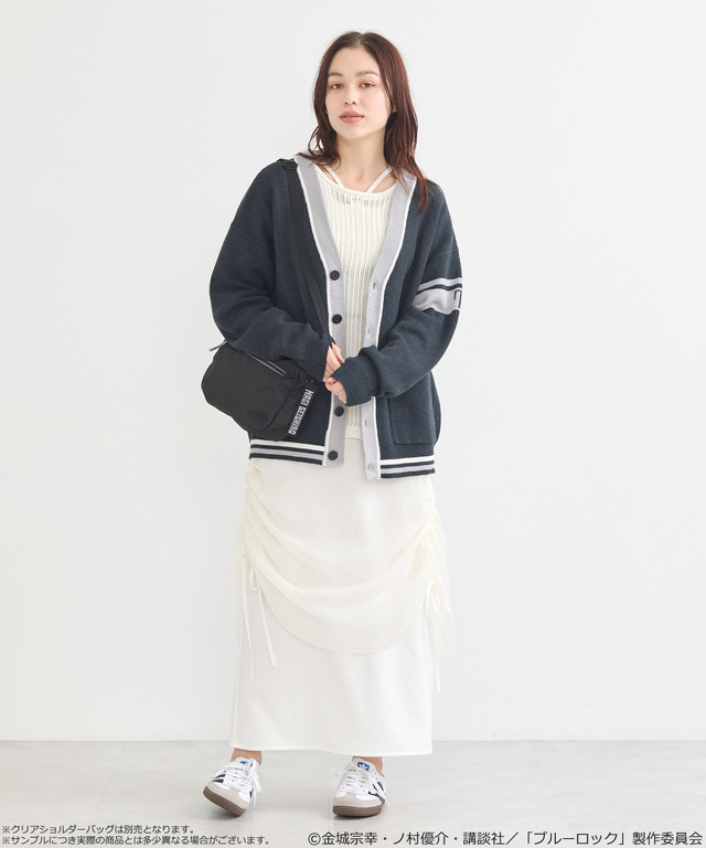TVアニメ『ブルーロック』× earth music＆ecology Japan Label「ニットカーディガン 凪 誠士郎 モデル＜ブラック＞」