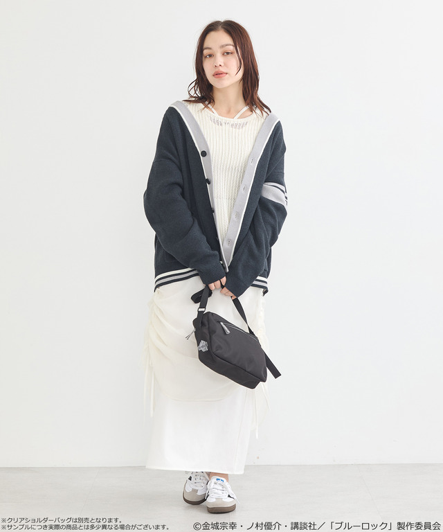 TVアニメ『ブルーロック』× earth music＆ecology Japan Label「ニットカーディガン 凪 誠士郎 モデル＜ブラック＞」