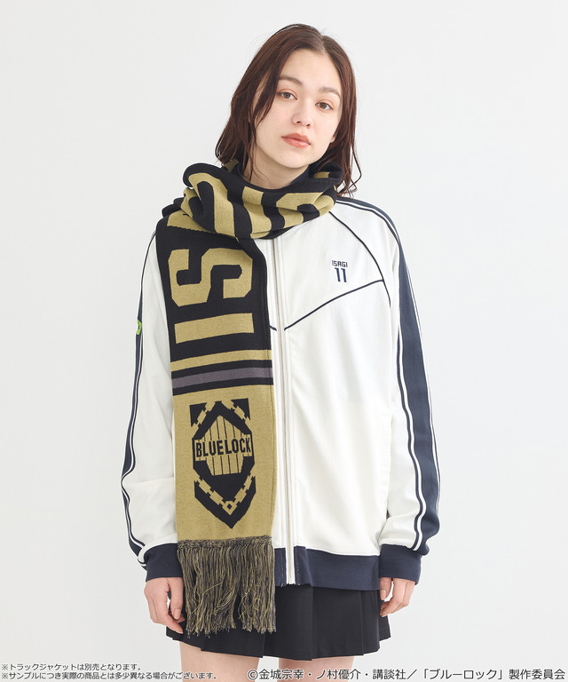 TVアニメ『ブルーロック』× earth music＆ecology Japan Label「サッカーマフラー 潔 世一 モデル＜グリーン＞」