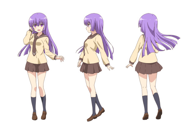 元お嬢様の西川葉子　（C)荒井チェリー・芳文社／三者三葉製作委員会