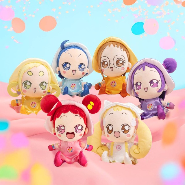 『おジャ魔女どれみシリーズ』より全6種の「チビおジャお座りぬいぐるみ」（C）東映アニメーション