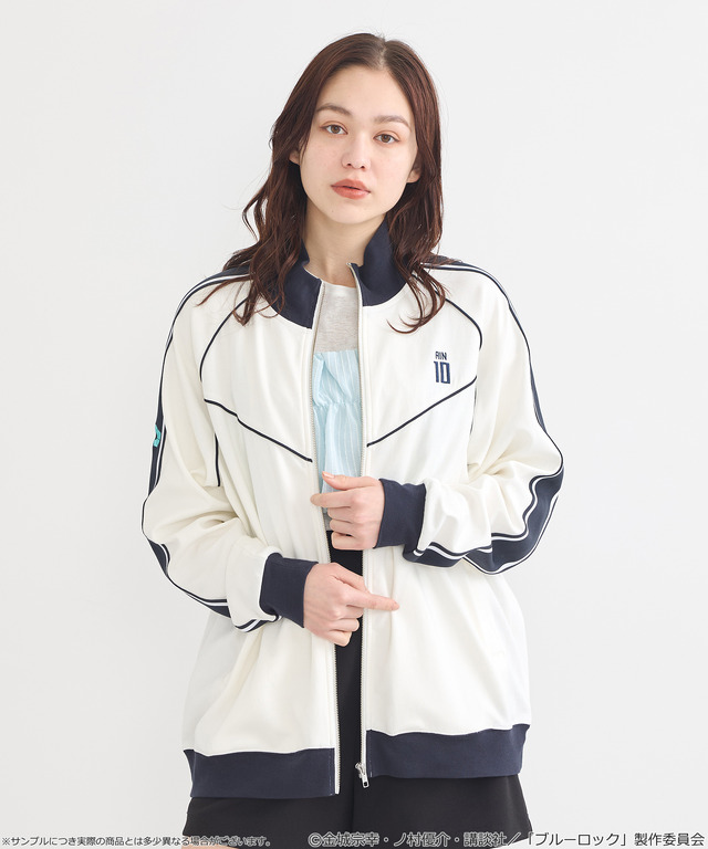 TVアニメ『ブルーロック』× earth music＆ecology Japan Label「トラックジャケット 糸師 凛 モデル＜ターコイズブルー＞」