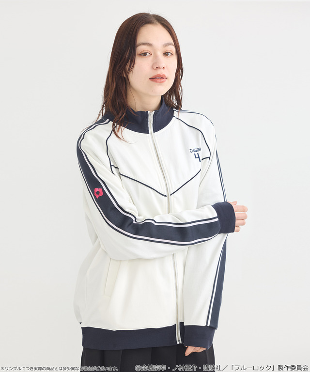 TVアニメ『ブルーロック』× earth music＆ecology Japan Label「トラックジャケット 千切 豹馬 モデル＜ピンク＞」