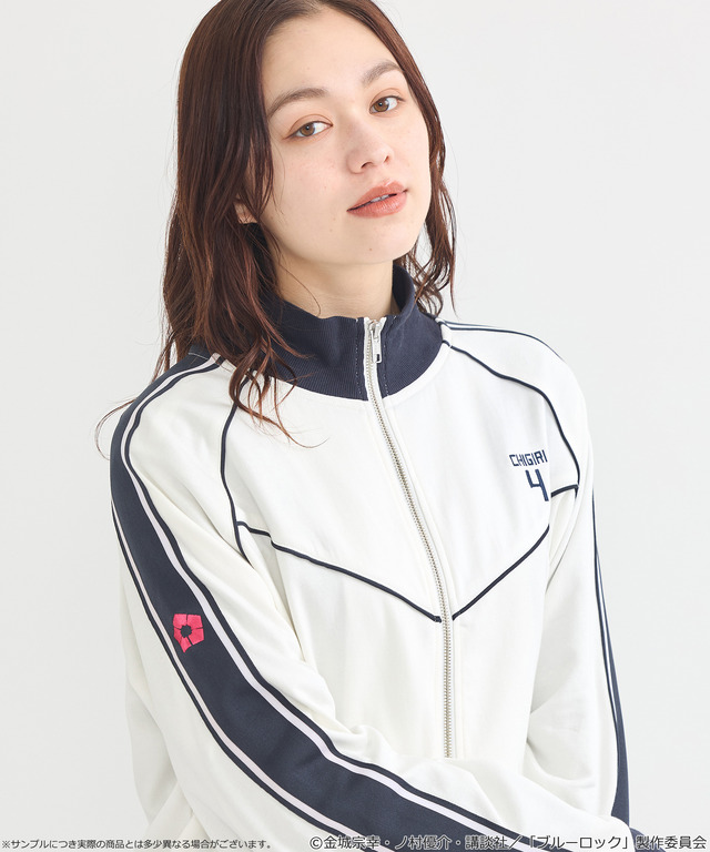 TVアニメ『ブルーロック』× earth music＆ecology Japan Label「トラックジャケット 千切 豹馬 モデル＜ピンク＞」