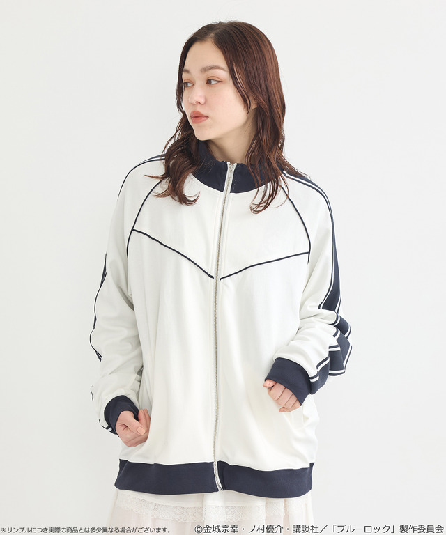 TVアニメ『ブルーロック』× earth music＆ecology Japan Label「トラックジャケット 汎用モデル＜ホワイト＞」