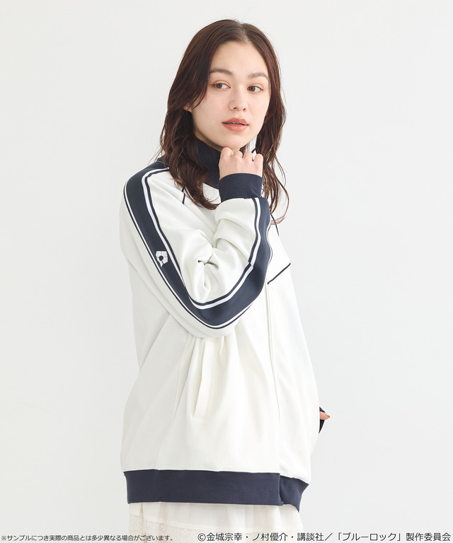 TVアニメ『ブルーロック』× earth music＆ecology Japan Label「トラックジャケット 汎用モデル＜ホワイト＞」