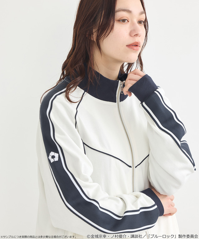 TVアニメ『ブルーロック』× earth music＆ecology Japan Label「トラックジャケット 汎用モデル＜ホワイト＞」