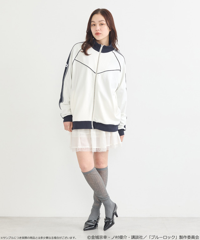 TVアニメ『ブルーロック』× earth music＆ecology Japan Label「トラックジャケット 汎用モデル＜ホワイト＞」
