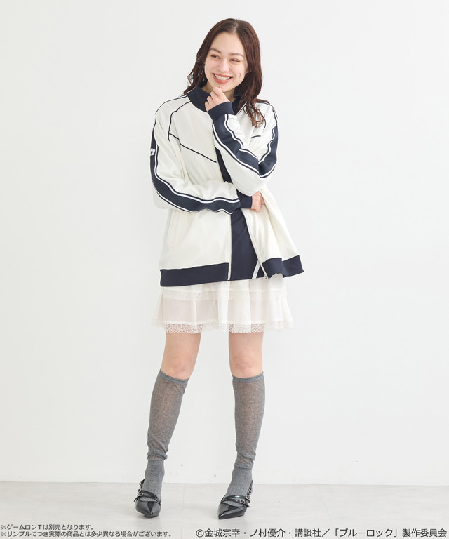 TVアニメ『ブルーロック』× earth music＆ecology Japan Label「トラックジャケット 汎用モデル＜ホワイト＞」