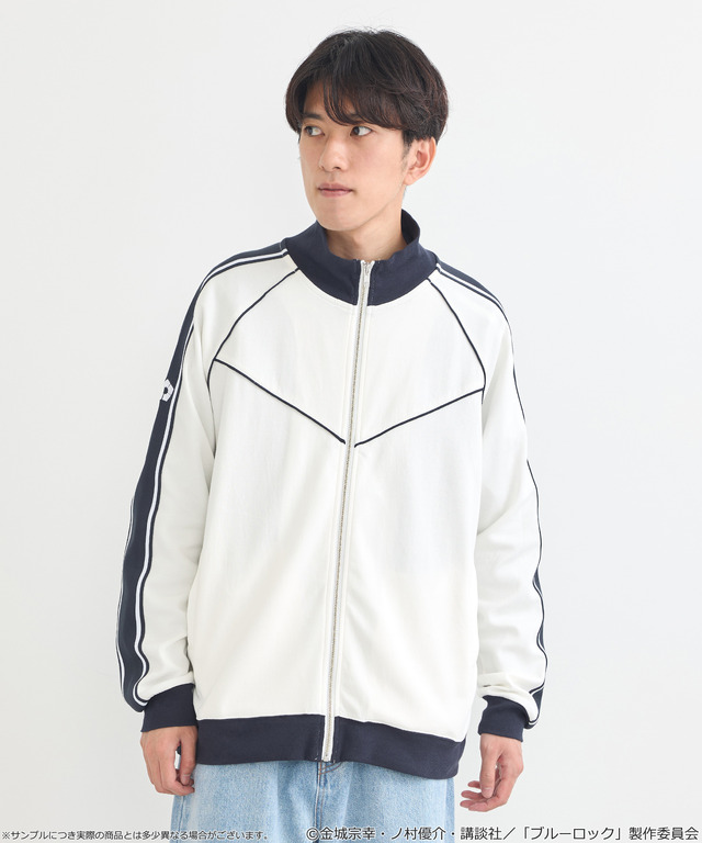 TVアニメ『ブルーロック』× earth music＆ecology Japan Label「トラックジャケット 汎用モデル＜ホワイト＞」