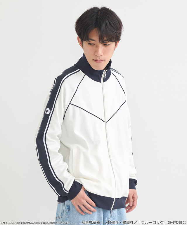 TVアニメ『ブルーロック』× earth music＆ecology Japan Label「トラックジャケット 汎用モデル＜ホワイト＞」