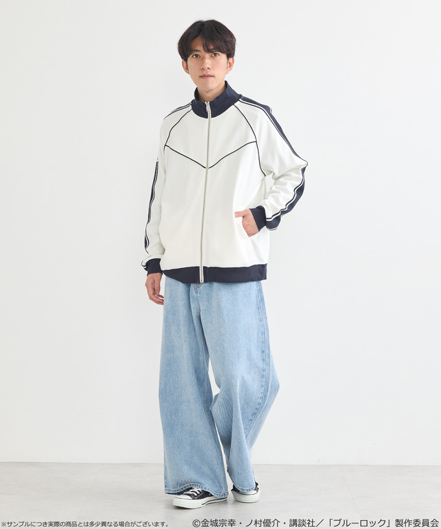 TVアニメ『ブルーロック』× earth music＆ecology Japan Label「トラックジャケット 汎用モデル＜ホワイト＞」