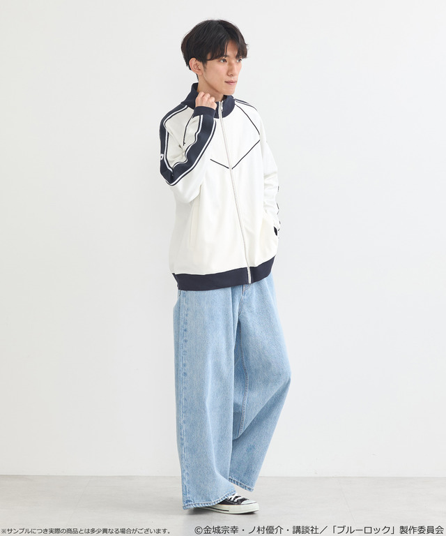 TVアニメ『ブルーロック』× earth music＆ecology Japan Label「トラックジャケット 汎用モデル＜ホワイト＞」