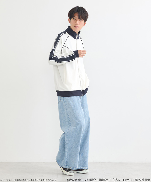 TVアニメ『ブルーロック』× earth music＆ecology Japan Label「トラックジャケット 汎用モデル＜ホワイト＞」