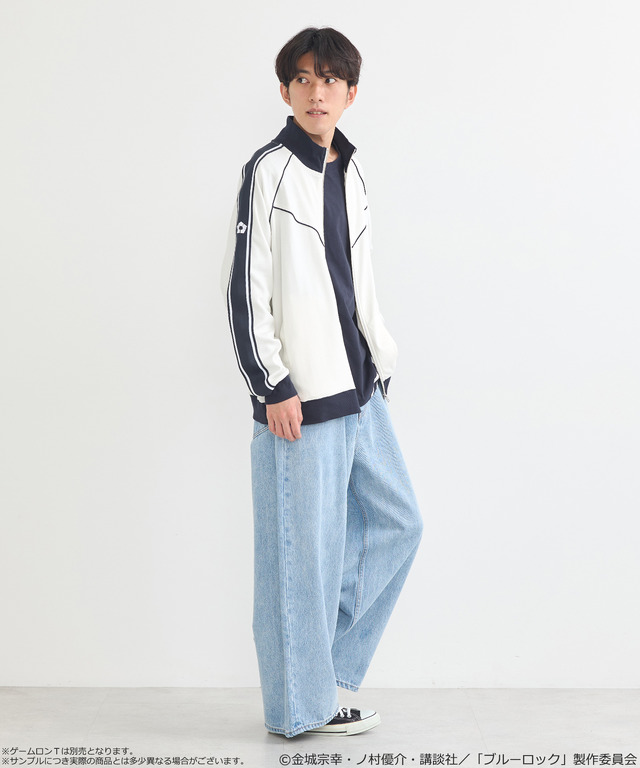 TVアニメ『ブルーロック』× earth music＆ecology Japan Label「トラックジャケット 汎用モデル＜ホワイト＞」