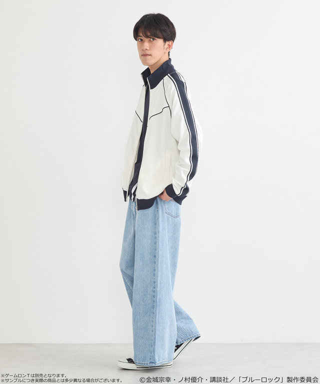TVアニメ『ブルーロック』× earth music＆ecology Japan Label「トラックジャケット 汎用モデル＜ホワイト＞」