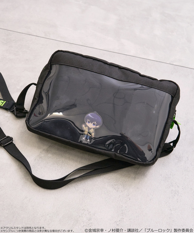 TVアニメ『ブルーロック』× earth music＆ecology Japan Label「クリアショルダーバッグ 潔 世一 モデル＜グリーン＞」