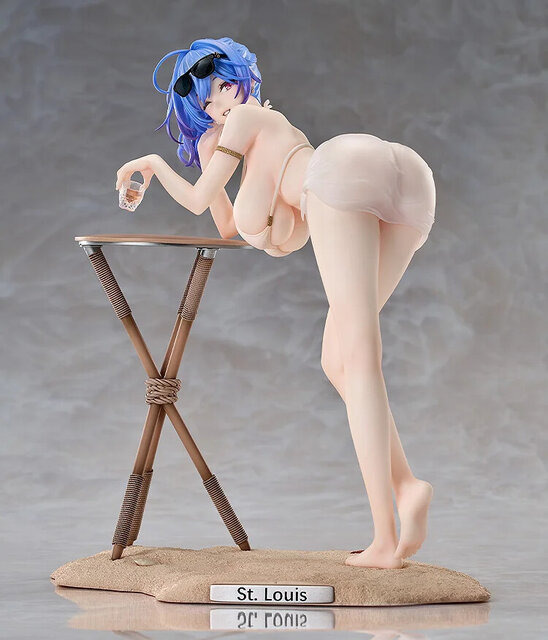 水着の透け感でさらにセクシー…！『アズレン』より「セントルイス」1/7スケールフィギュアが予約受付開始