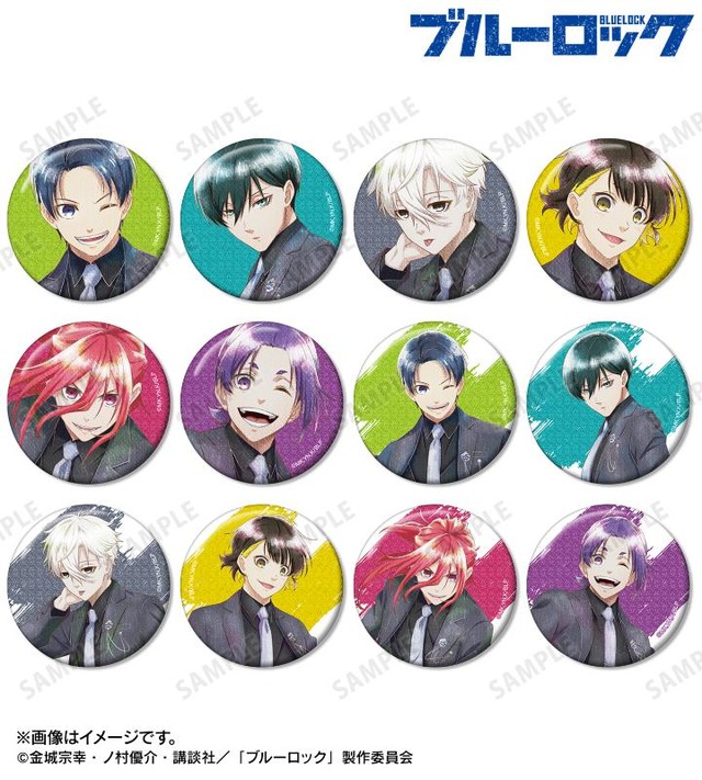 描き下ろし スーツモデルver. Ani-Art aqua label トレーディンググリッター缶バッジ