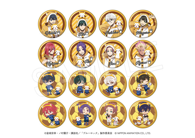 トレーディンググリッター缶バッジ（全16種）