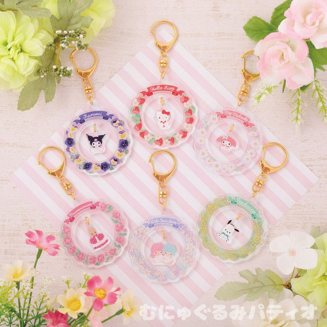 ゆらゆらアクリルキーホルダー(全6種)