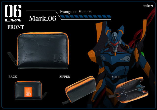 「EVANGELION × NADAYA コインケース Mark.06」（C）khara