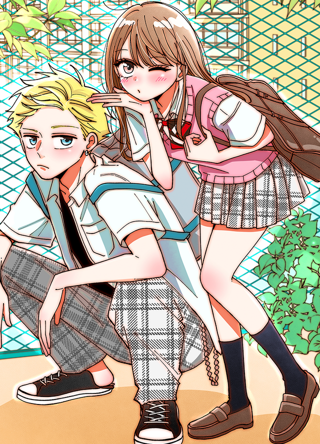 『あざといちゃんとヤンキーくん』第1話作品ビジュアル