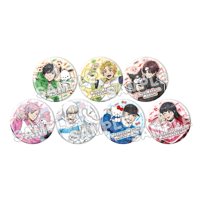 【トレーディング】ホログラム缶バッジ（等身）