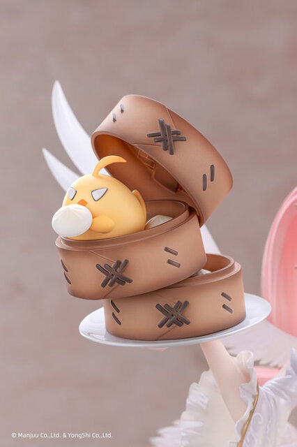 純白チャイナドレスの透け感…！『アズレン』より軽空母シーシュースが着せ替え「春告鳥の羽根は白く」モチーフで立体化