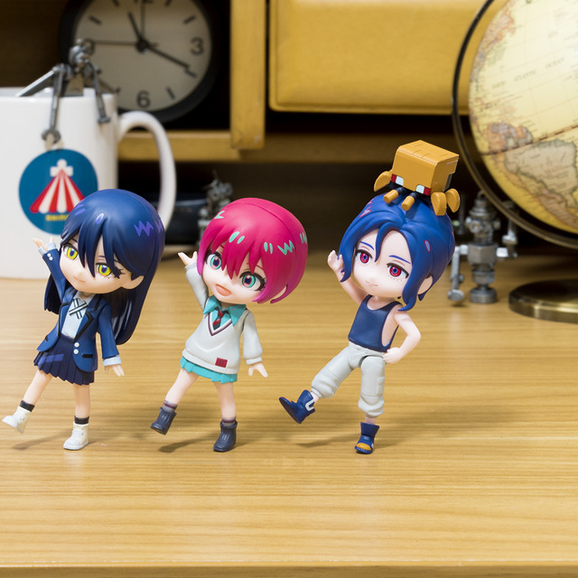 「Plazma」踊るマチュ、ニャアン、シュウジフィギュア ストップモーション動画場面写真