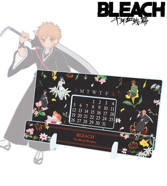 TVアニメ『BLEACH 千年血戦篇』「集合 Botania 卓上アクリル万年カレンダー ver.A」（C）久保帯人／集英社・テレビ東京・ｄｅｎｔｓｕ・ぴえろ